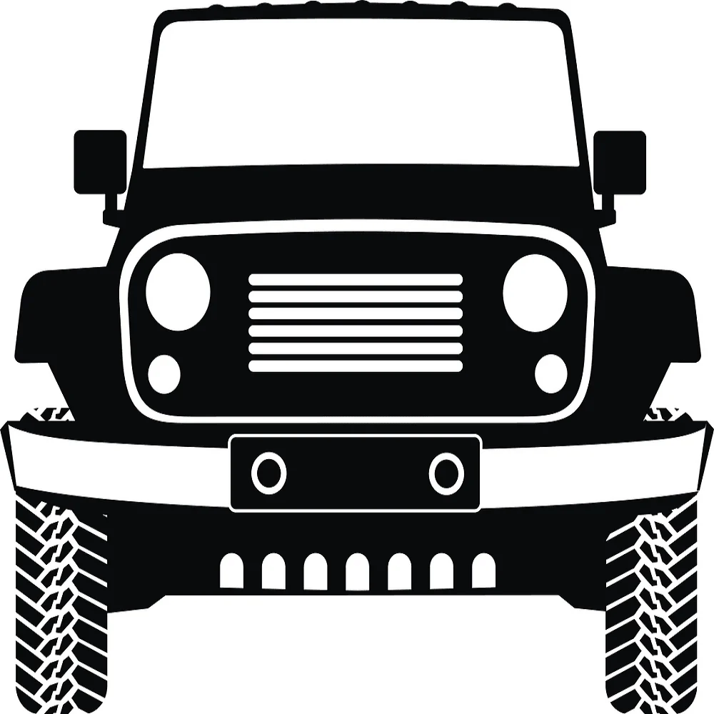 Jeep Style SUV Fabric Panel - Black