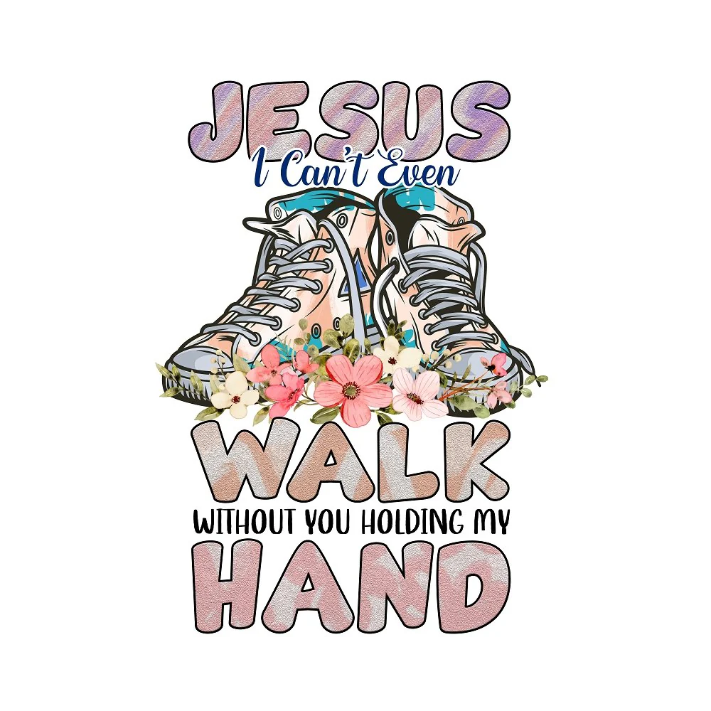 Jesus Walk Fabric Panel