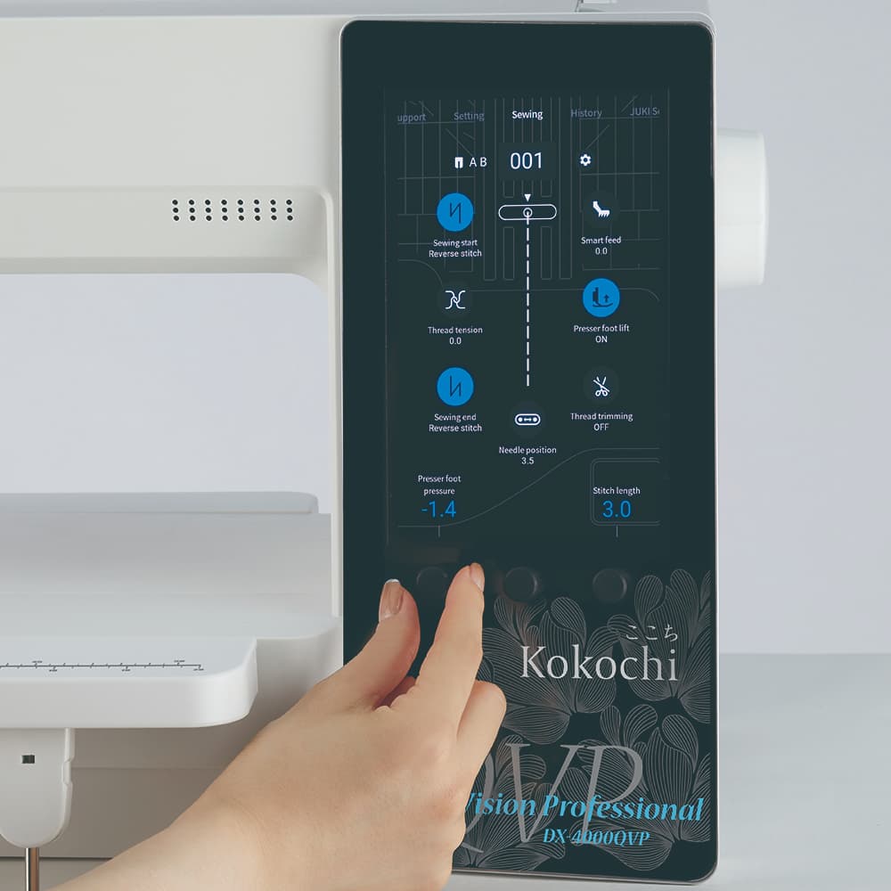 Juki Kokochi DX-4000QVP Expert Edition Sewing and Quilting Machine w/ FREE Bonus Accessories - Image 6