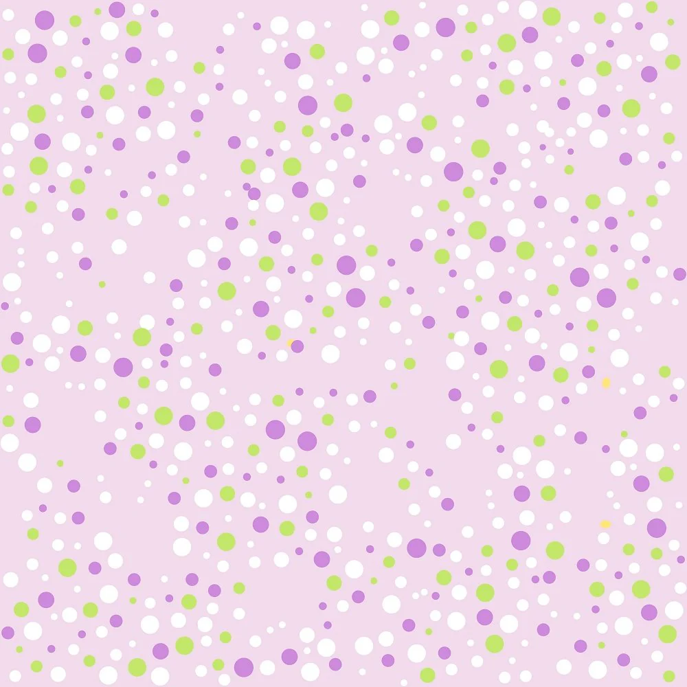Jumping Bubbles Fabric - Light Purple