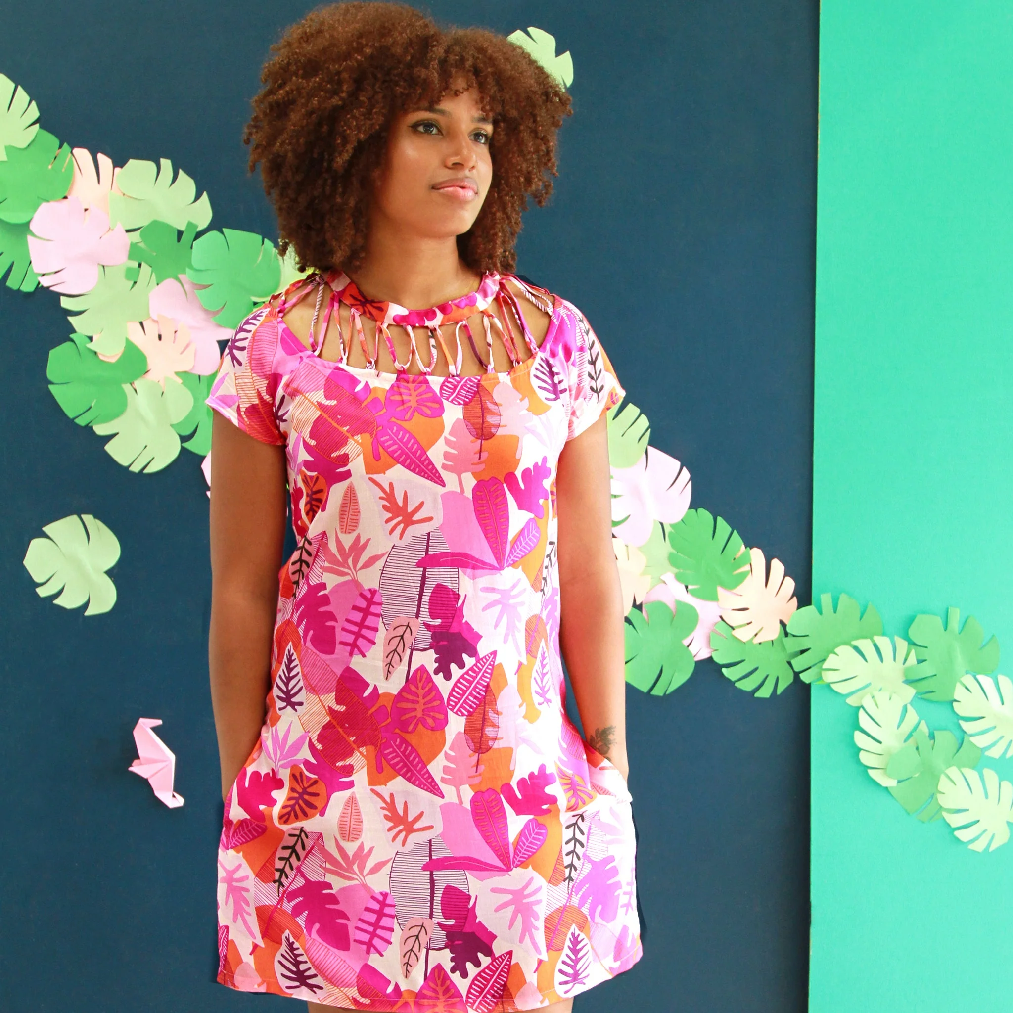 Jungle Radiant Fabric in Rayon - Image 2