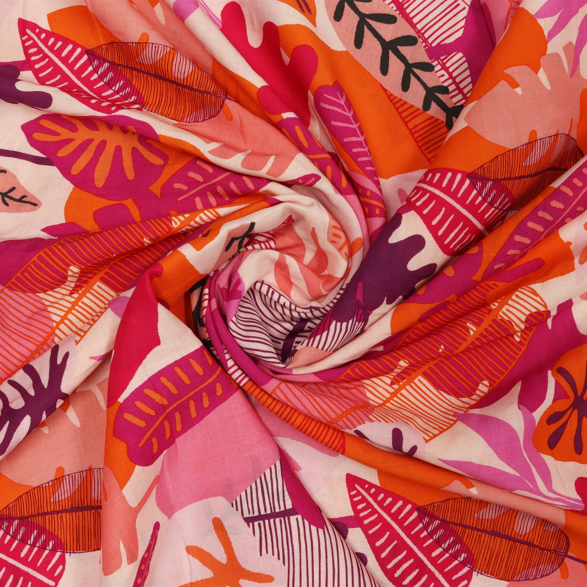 Jungle Radiant Fabric in Rayon - Image 4