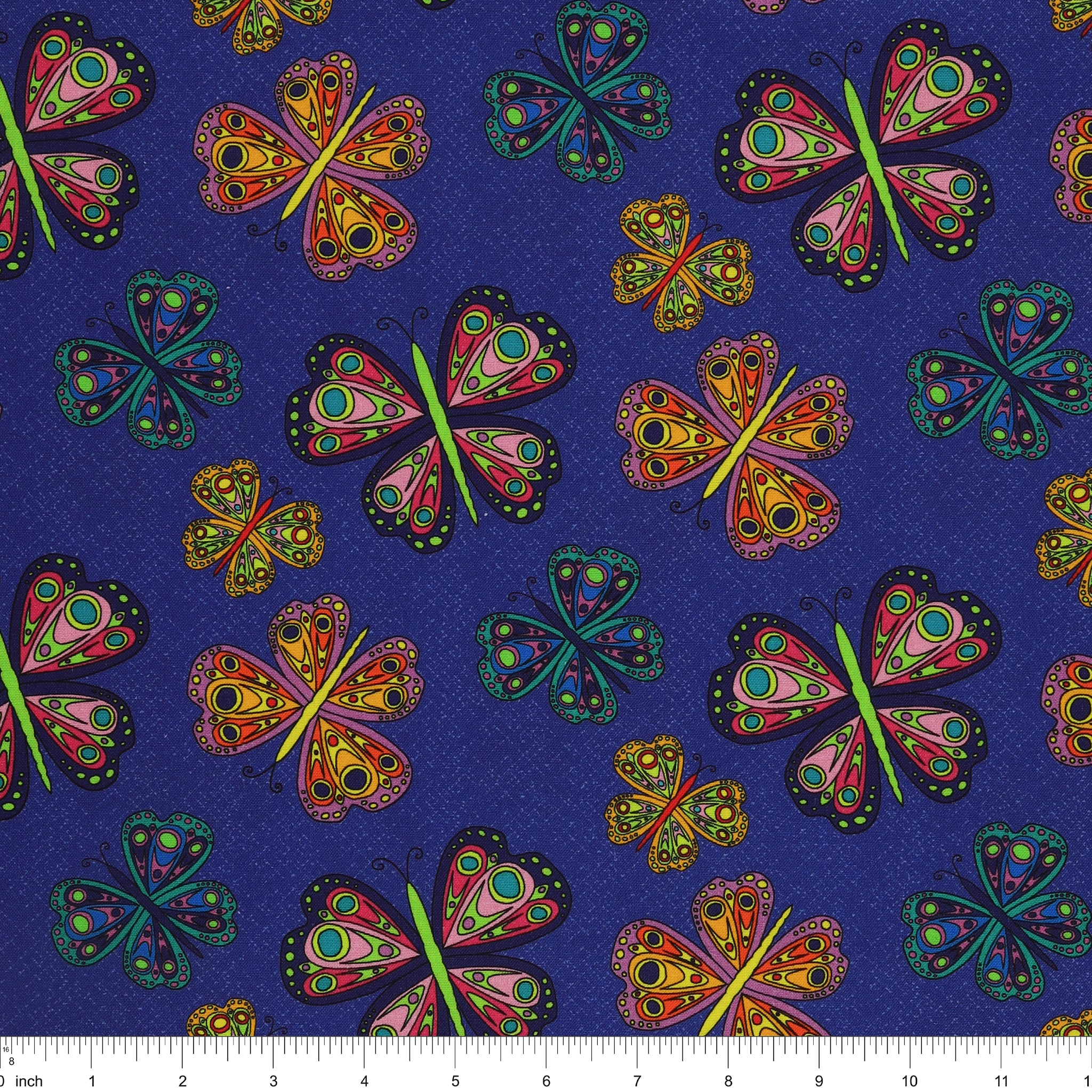 Kaleidoscope Fabric Collection - Flight Dark Blue/Multi - Image 3
