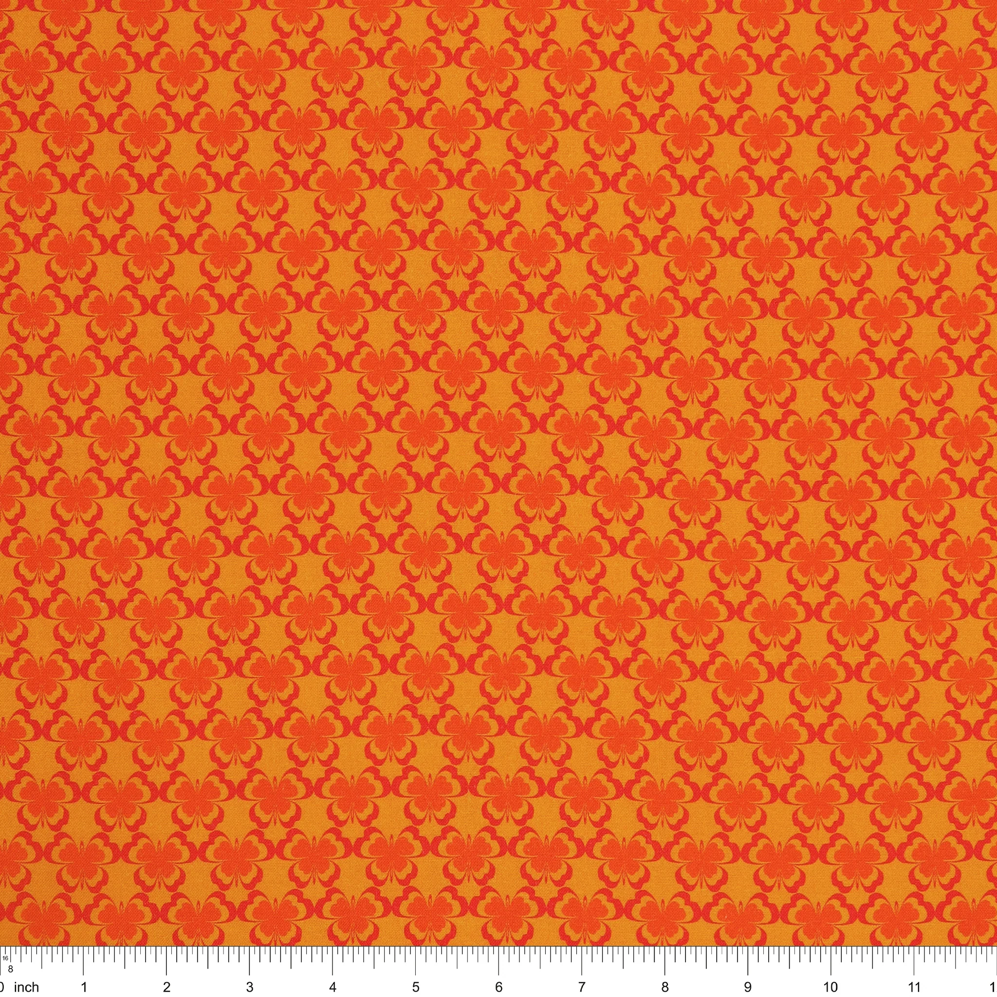 Kaleidoscope Fabric Collection - Flutter Orange - Image 3