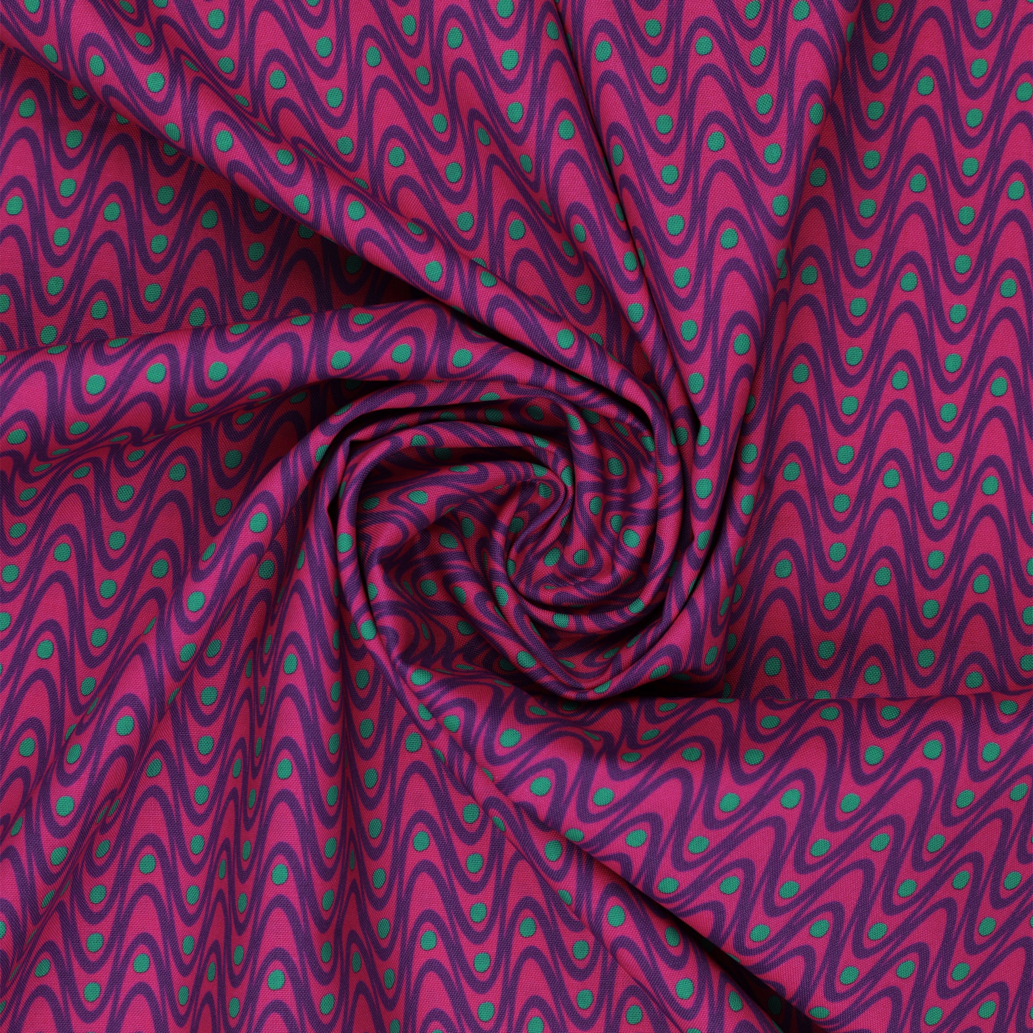 Kaleidoscope Fabric Collection - Ripple Fuchsia - Image 2
