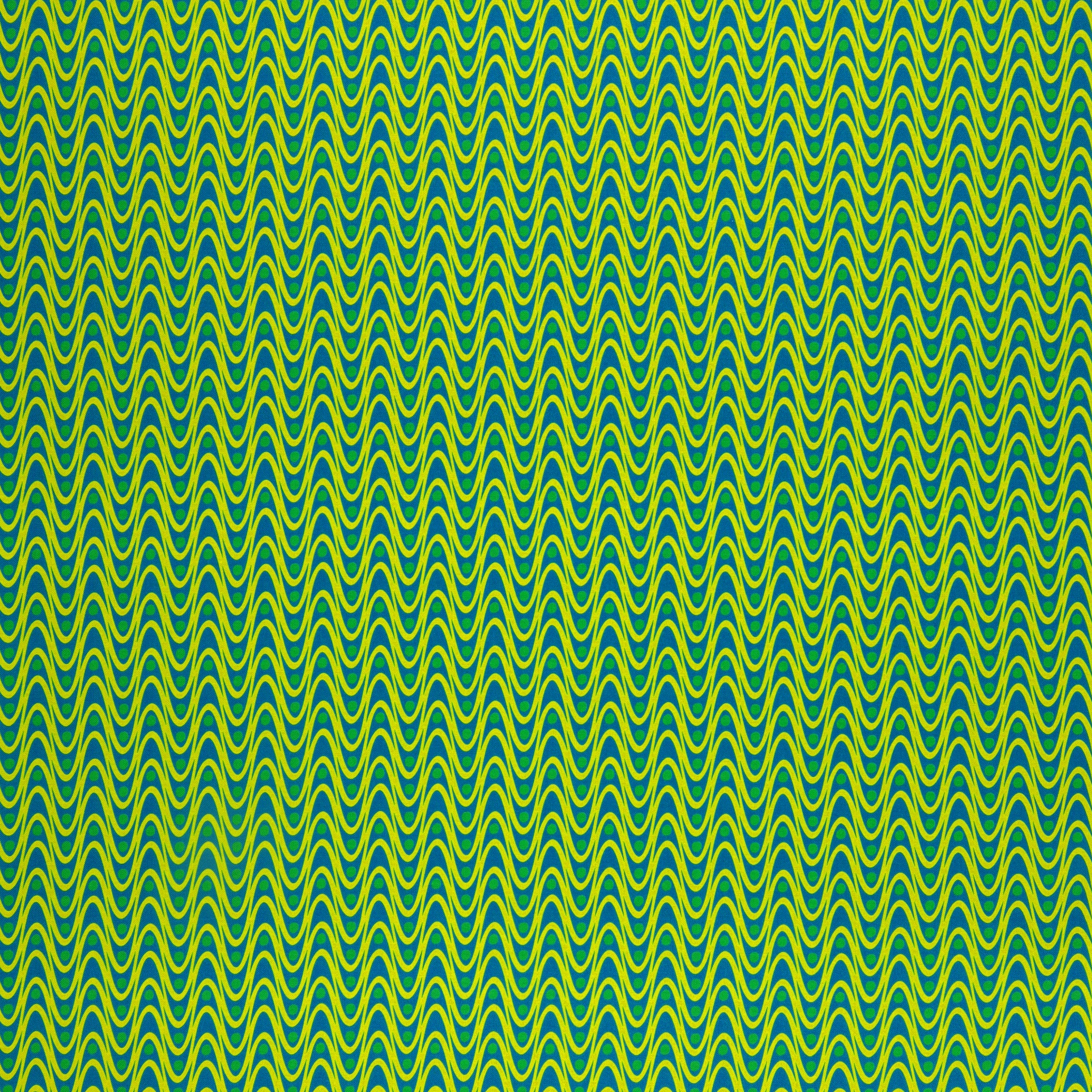 Kaleidoscope Fabric Collection - Ripple Teal/Lime