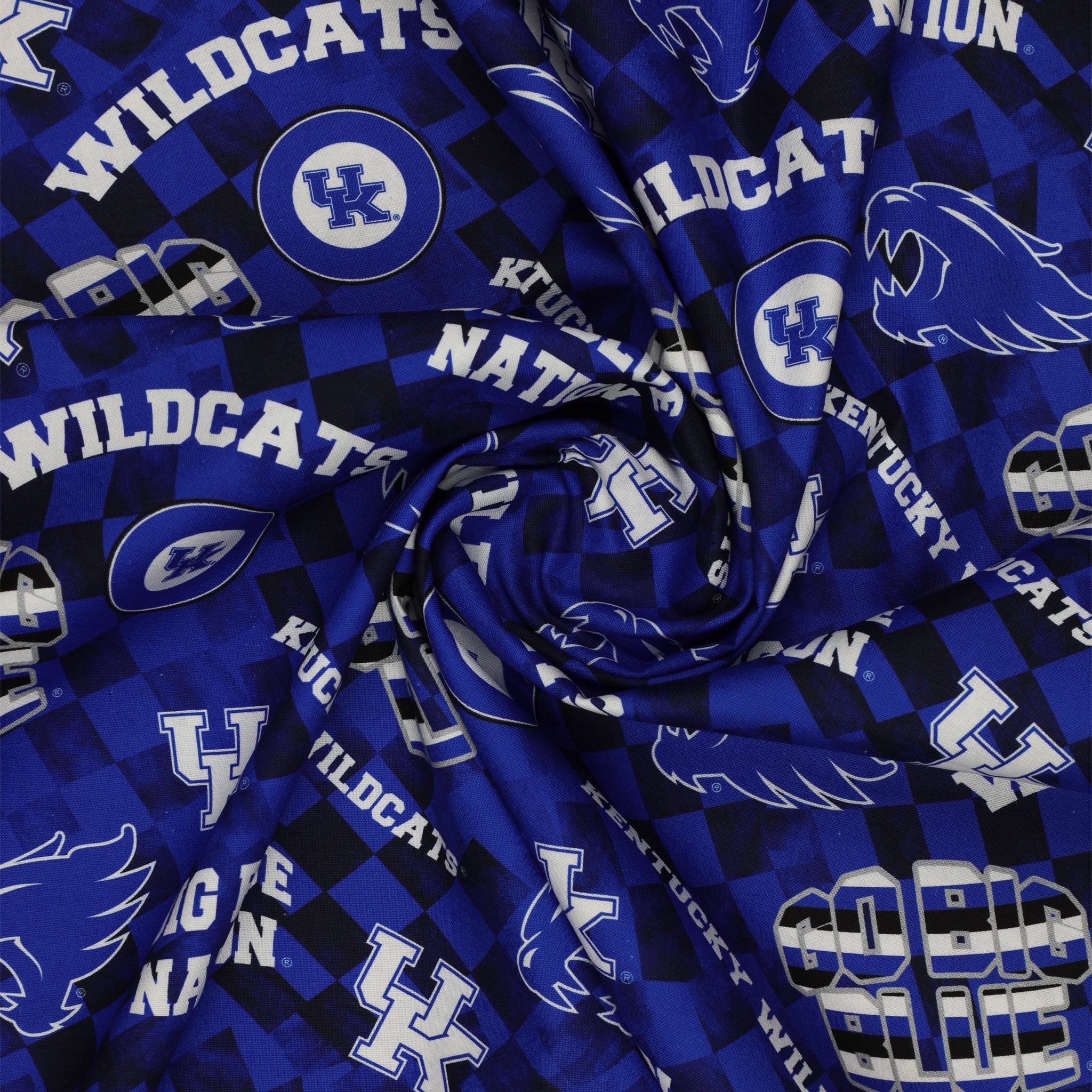 Kentucky Wildcats Allover Checker Fabric - Image 2