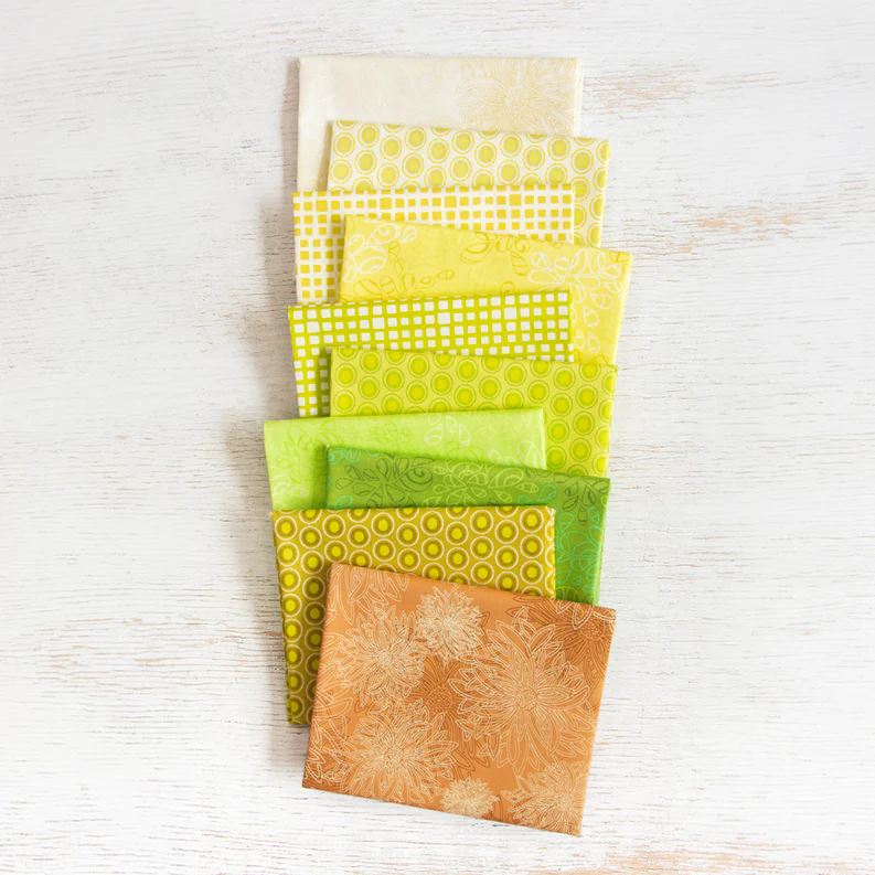 Key Lime Pie Elements Sweet Treats 10pc Fat Quarter Bundle - Image 2