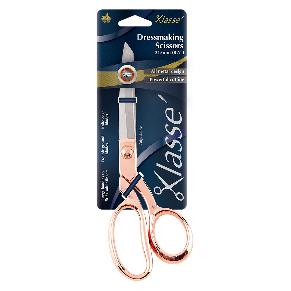Klasse 8-1/2" Rose Gold Dressmaking Shears - Image 2
