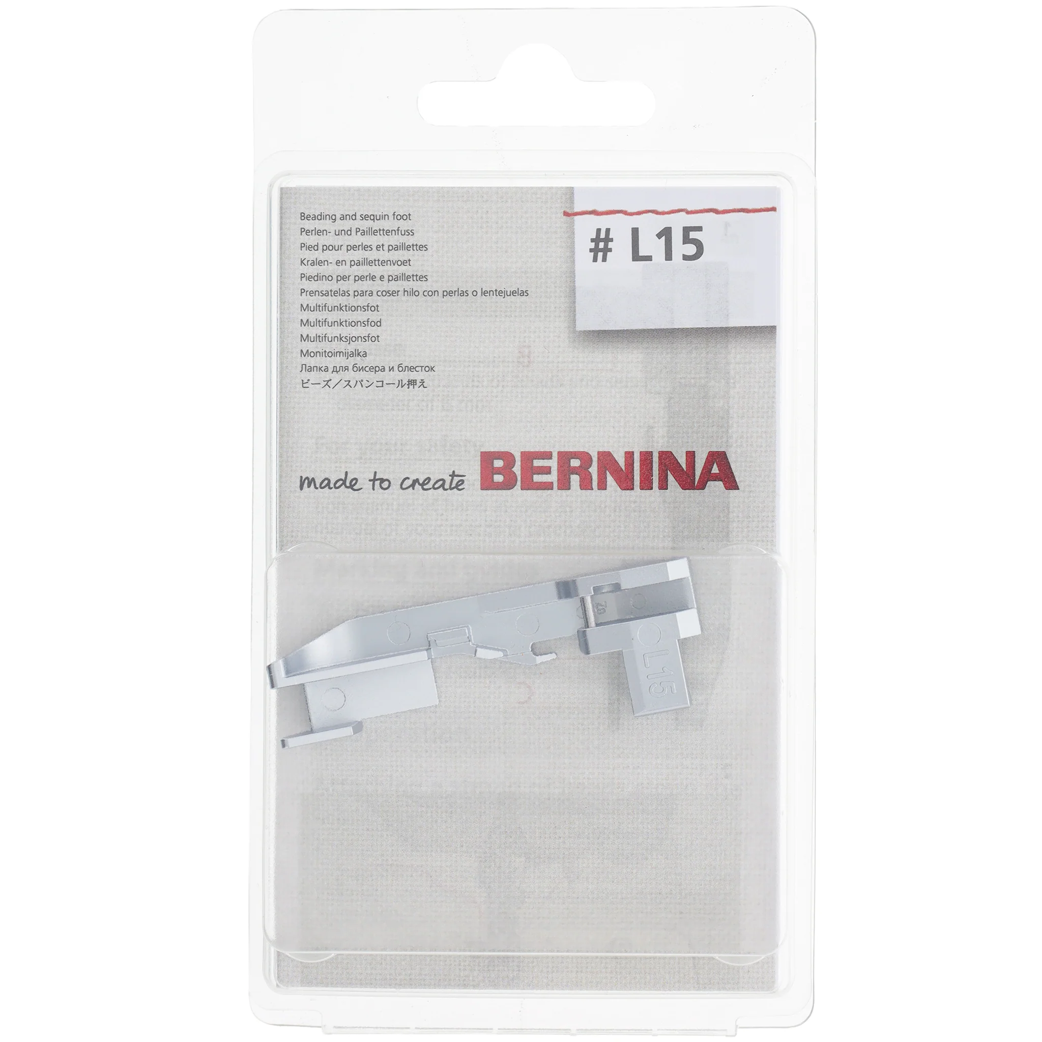 #L15 Beading and Sequins Foot, Bernina #1034197000 - Image 2