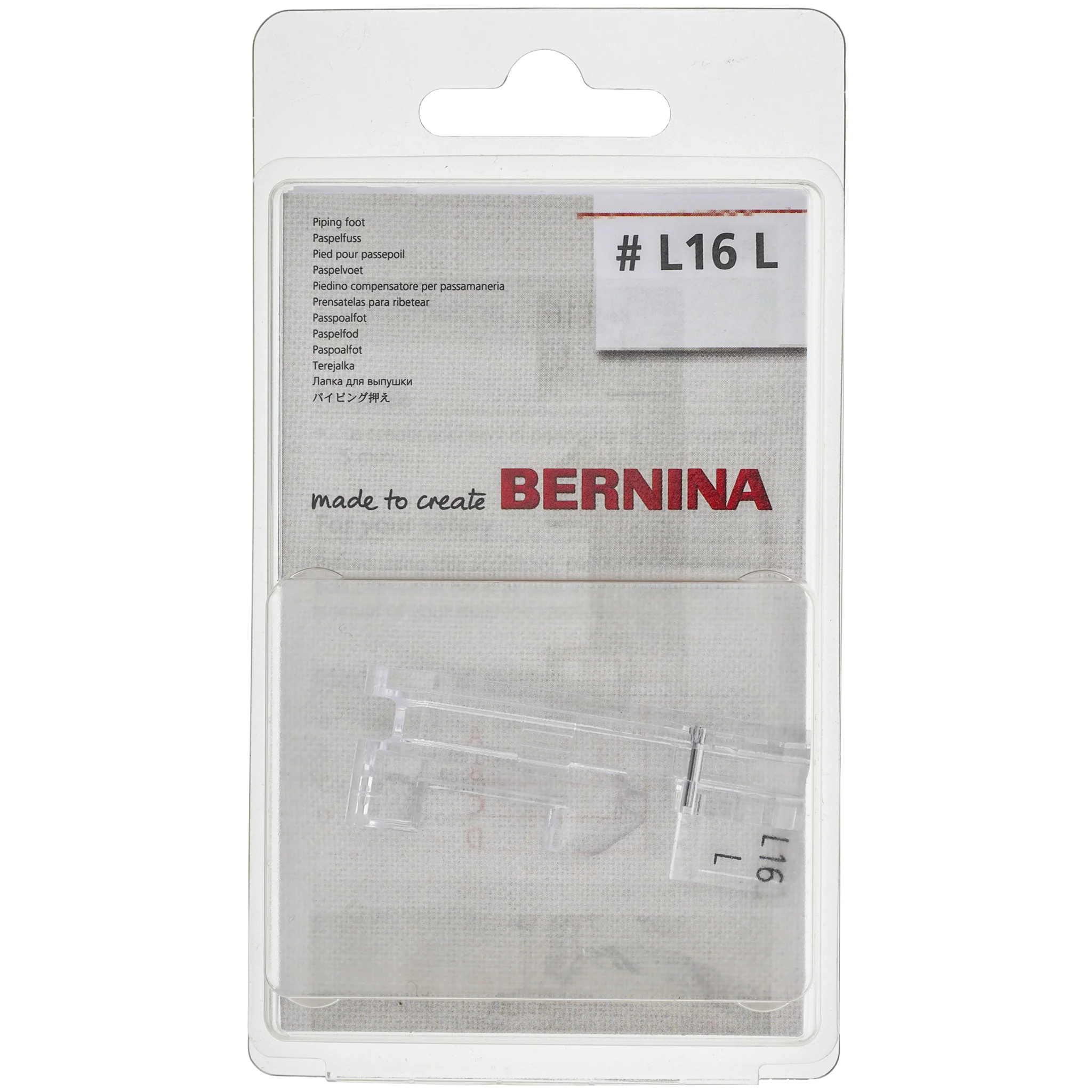 #L16 Piping Foot, Bernina - Image 3
