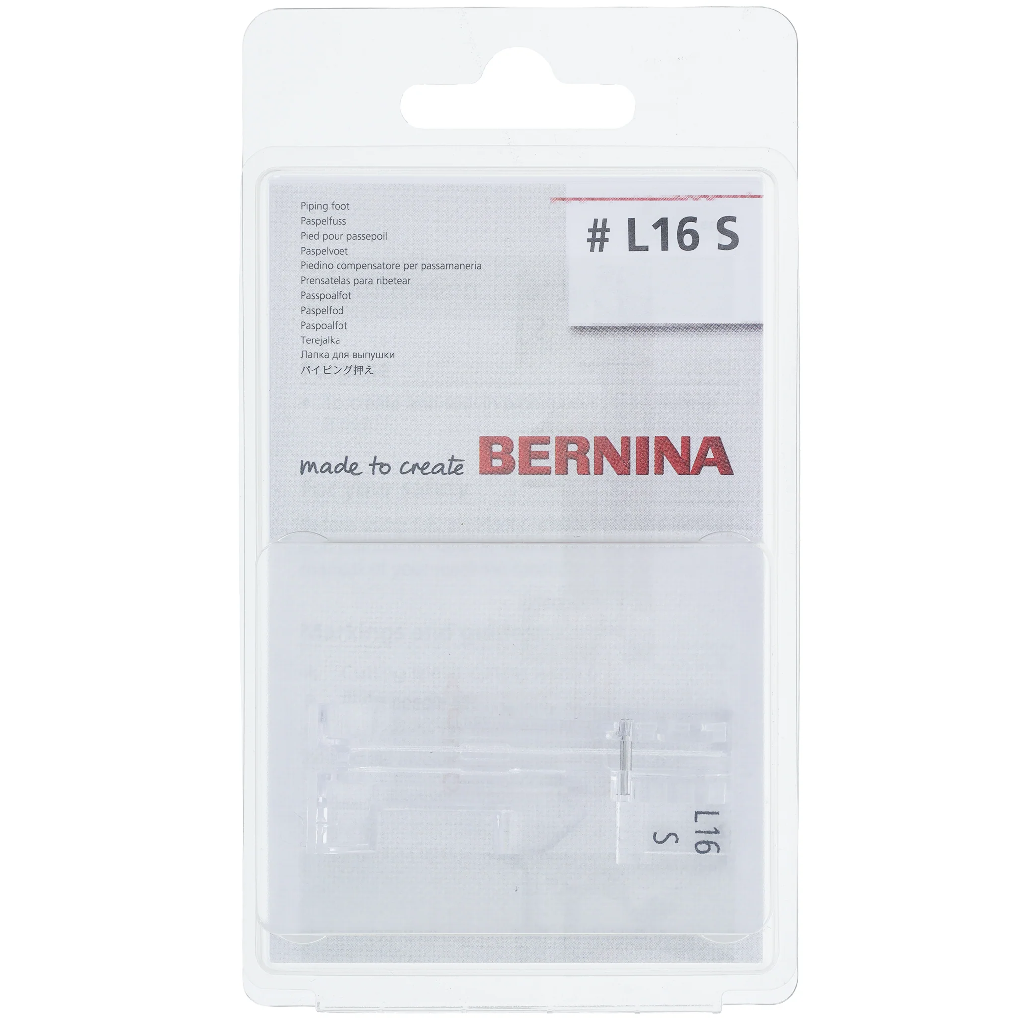 #L16 Piping Foot, Bernina - Image 4