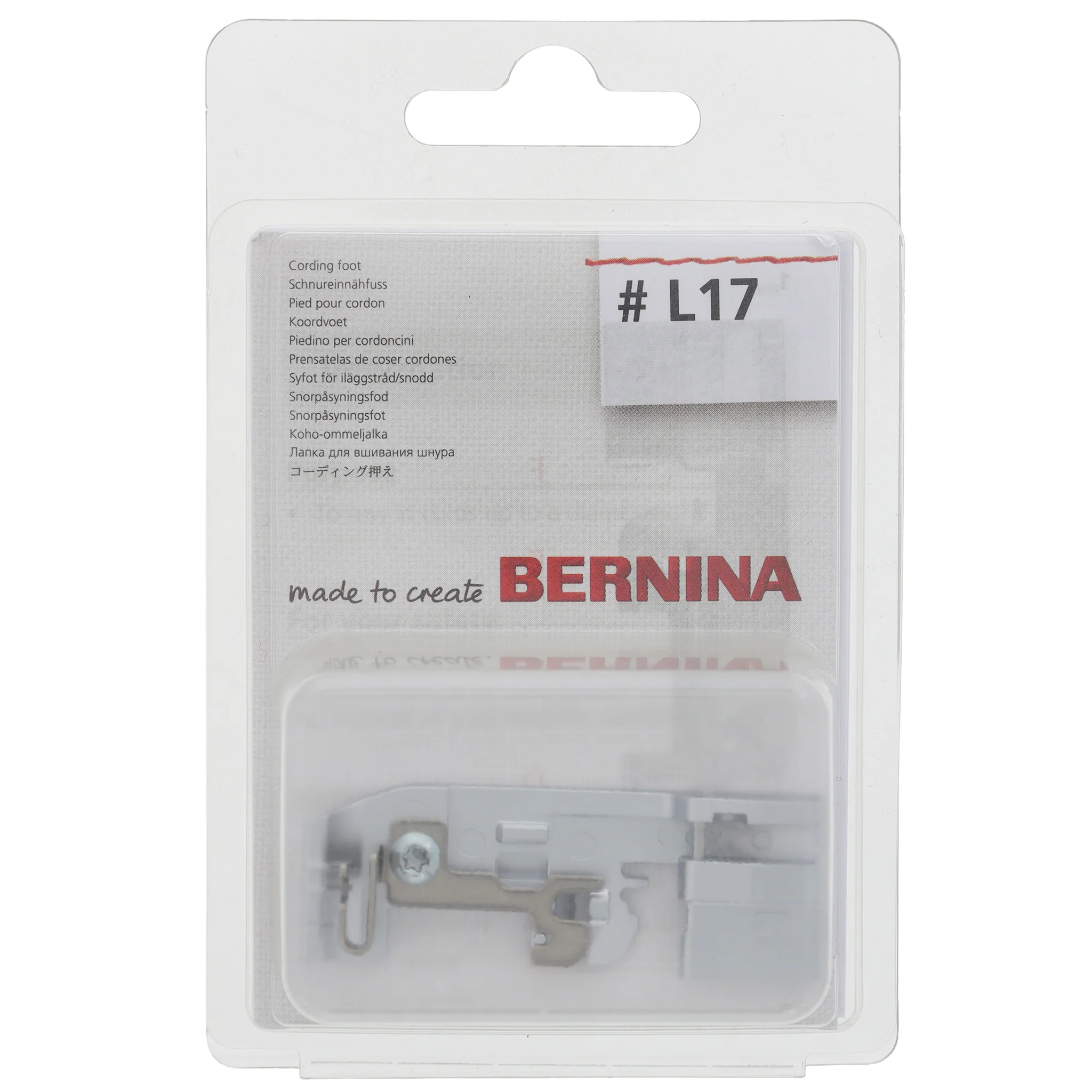 #L17 Cording Foot, Bernina #1034257000 - Image 2