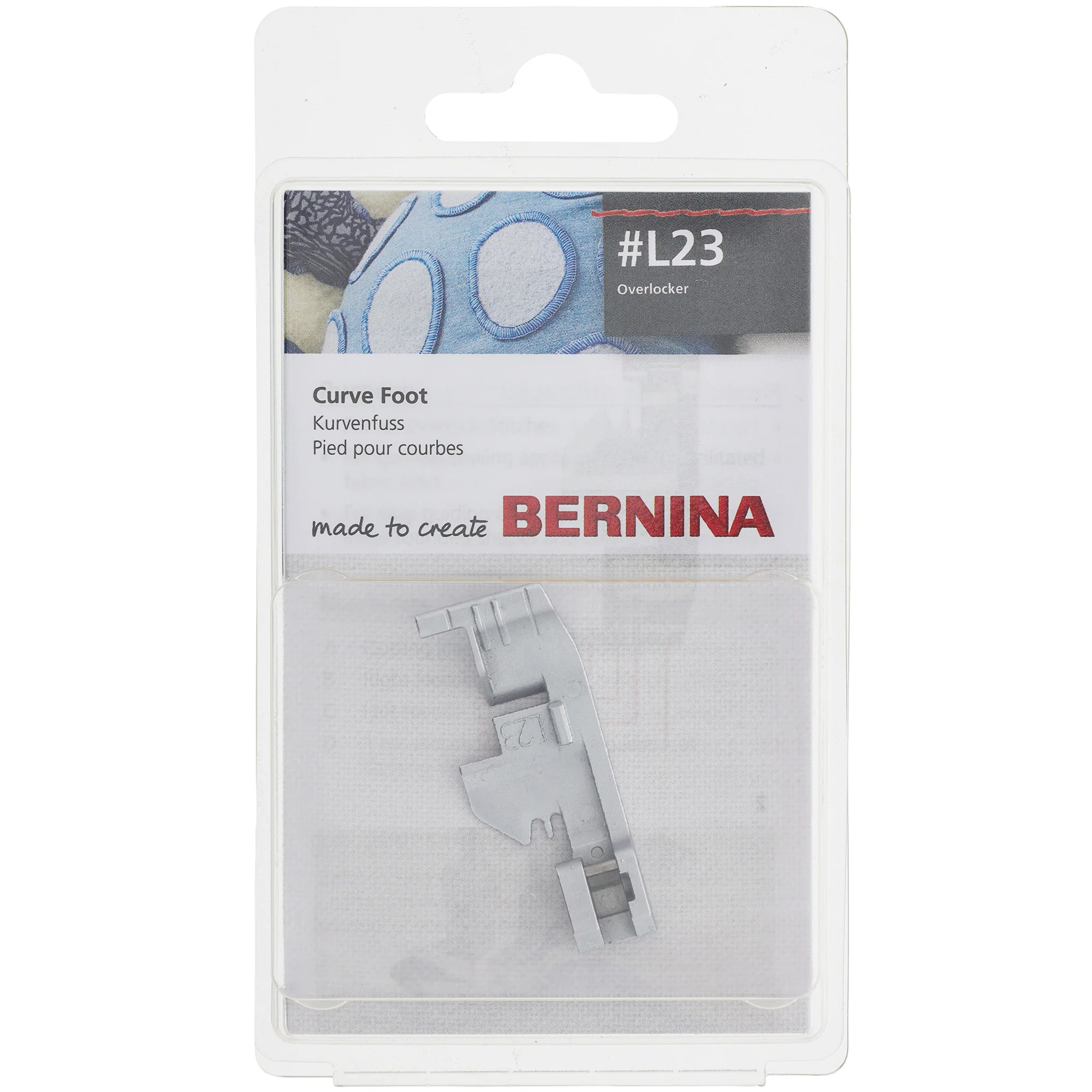 #L23 Curve Foot, Bernina #1067537000 - Image 2