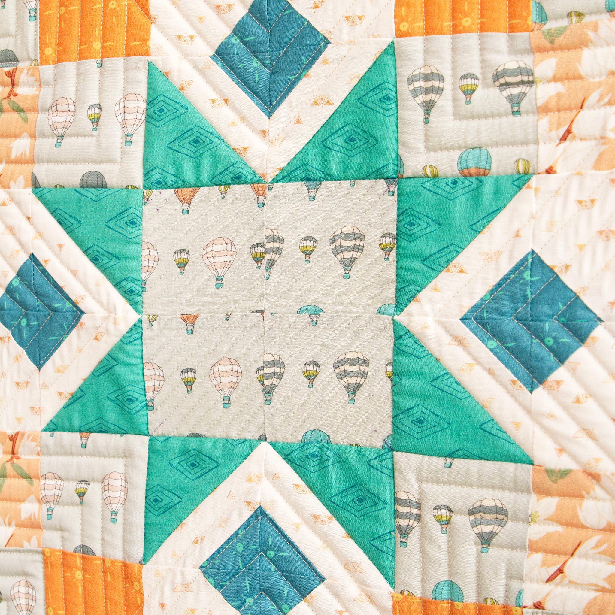 Land of Enchantment Fabric Collection - Yucca Blossoms in Knit - Image 3