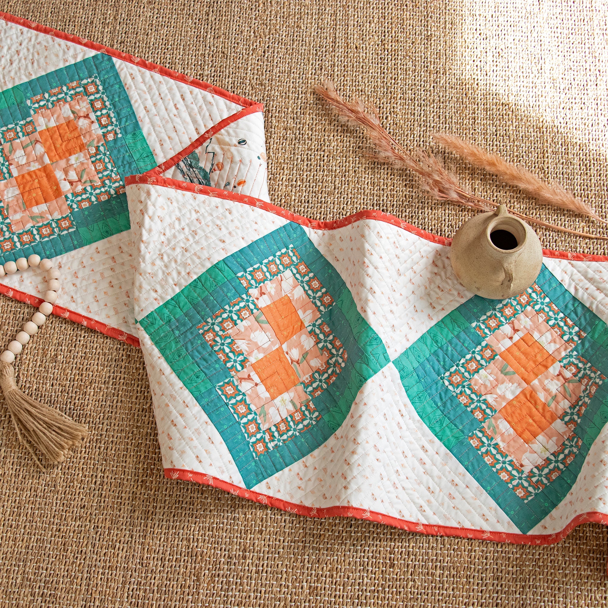 Land of Enchantment Fabric Collection - Yucca Blossoms in Knit - Image 4