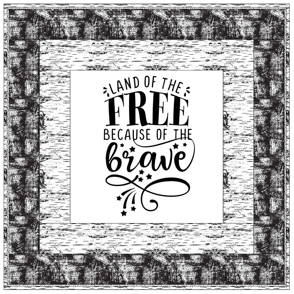 Land of the Free Wall Hanging  42" x 42"