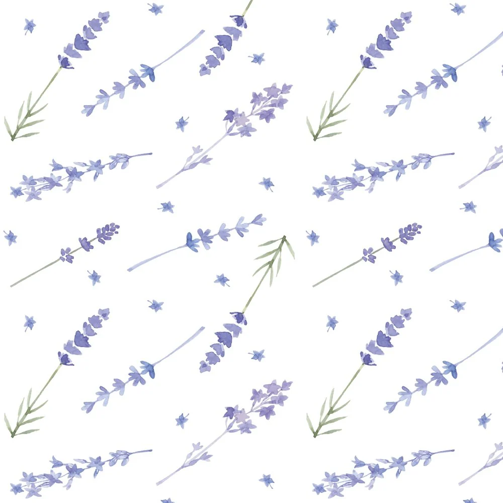 Lavender In The Wind Fabric