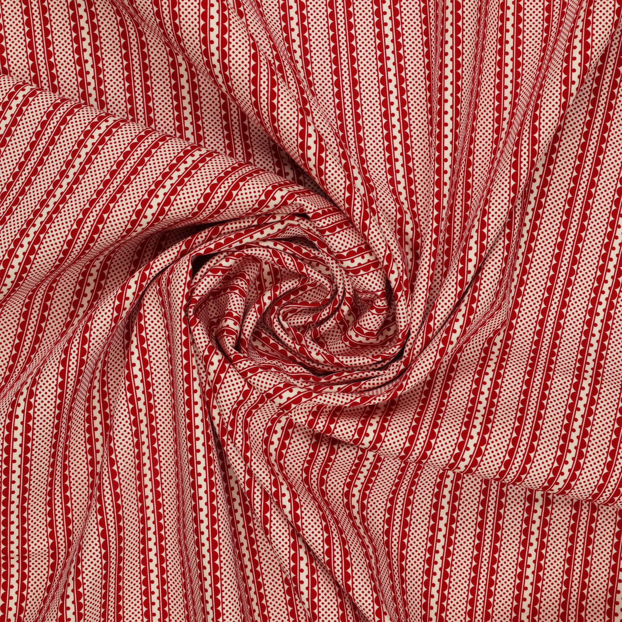 Legacy Fabric Collection - Legacy Stripe Cherry - Image 2