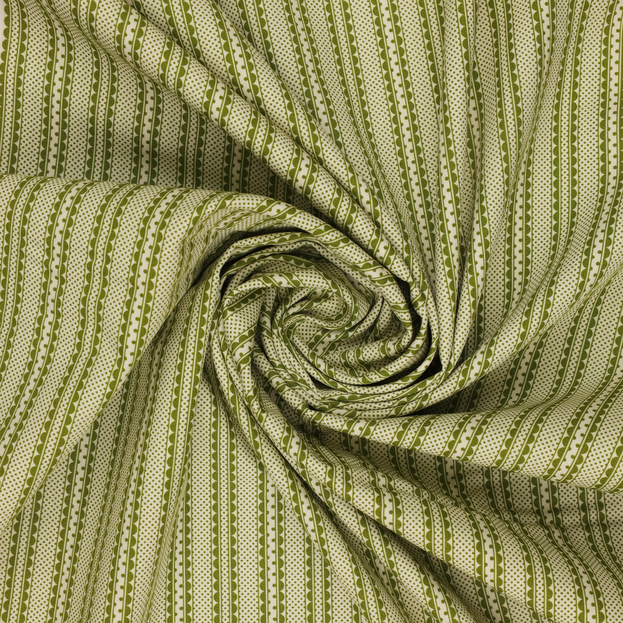 Legacy Fabric Collection - Legacy Stripe Moss - Image 2