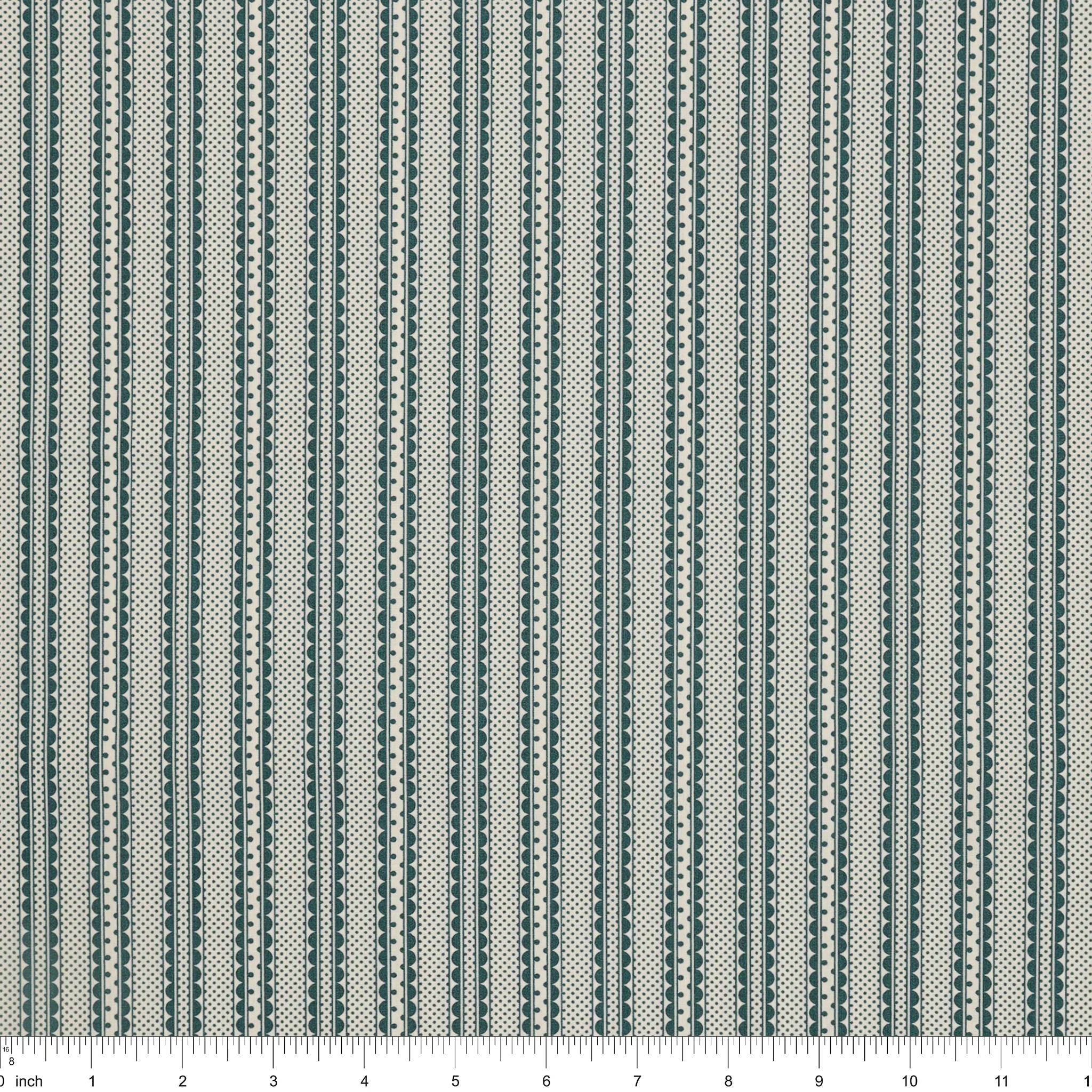 Legacy Fabric Collection - Legacy Stripe Teal - Image 3