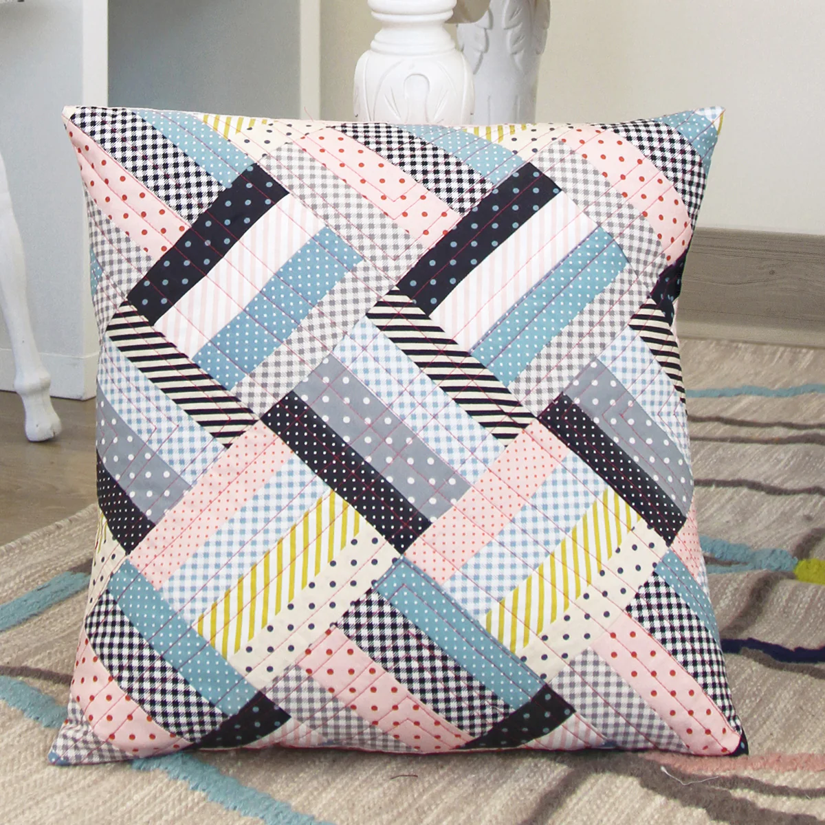 Les Petits Fabric Collection - Petits Strokes Postal - Image 5
