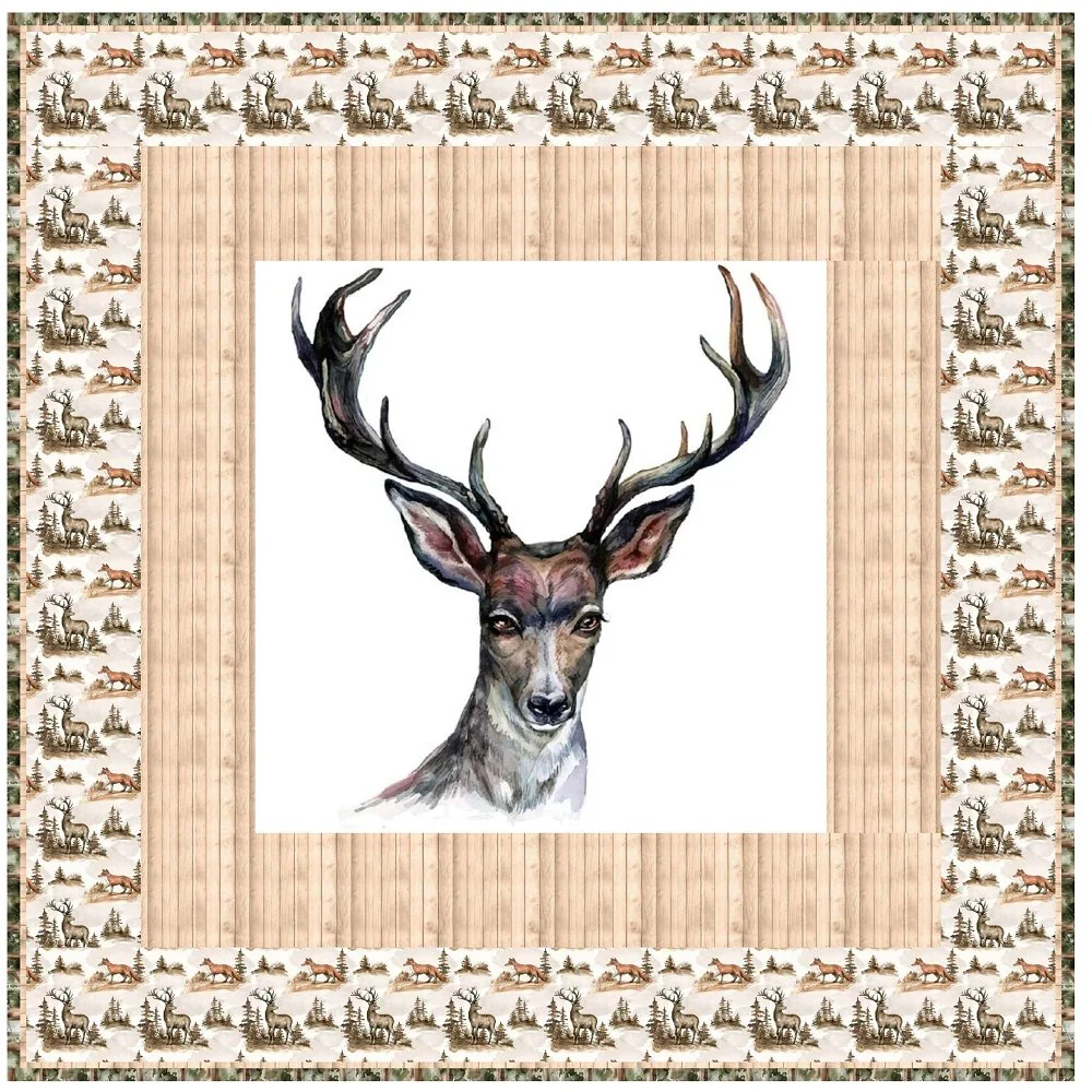 Life In The Wild 2 Wall Hanging 42" x 42"