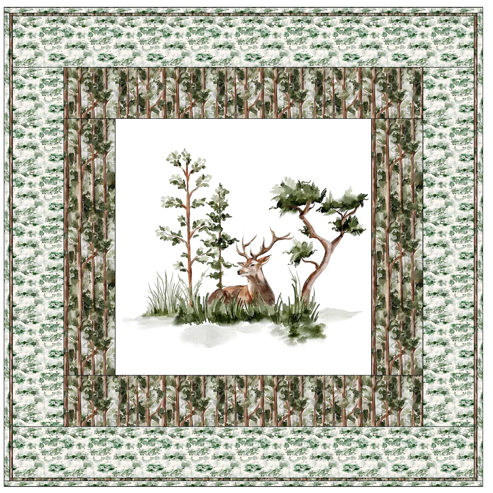 Life In The Wild 3 Wall Hanging 42" x 42" - Image 3