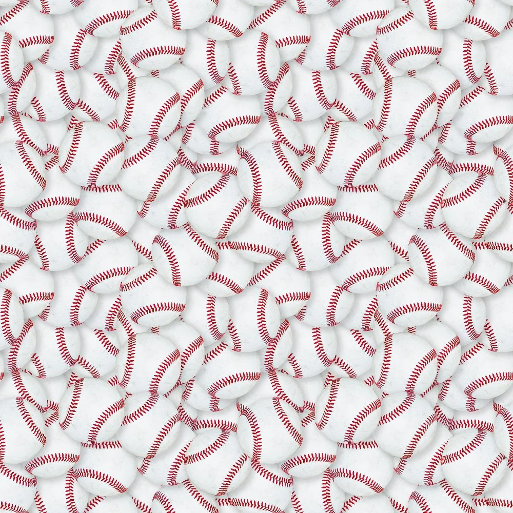 Life like Packed Baseball Fabric