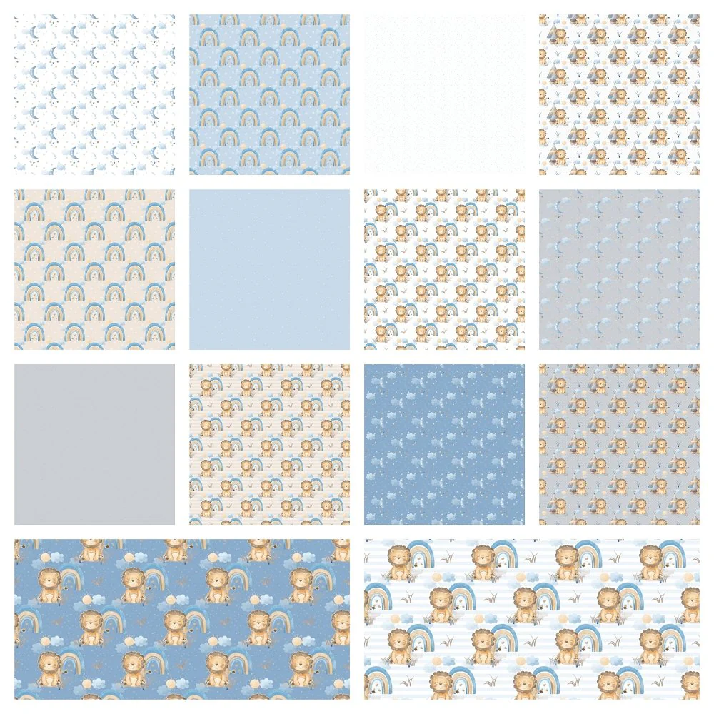 Lil Lion Fabric Collection - 1/2 Yard Bundle