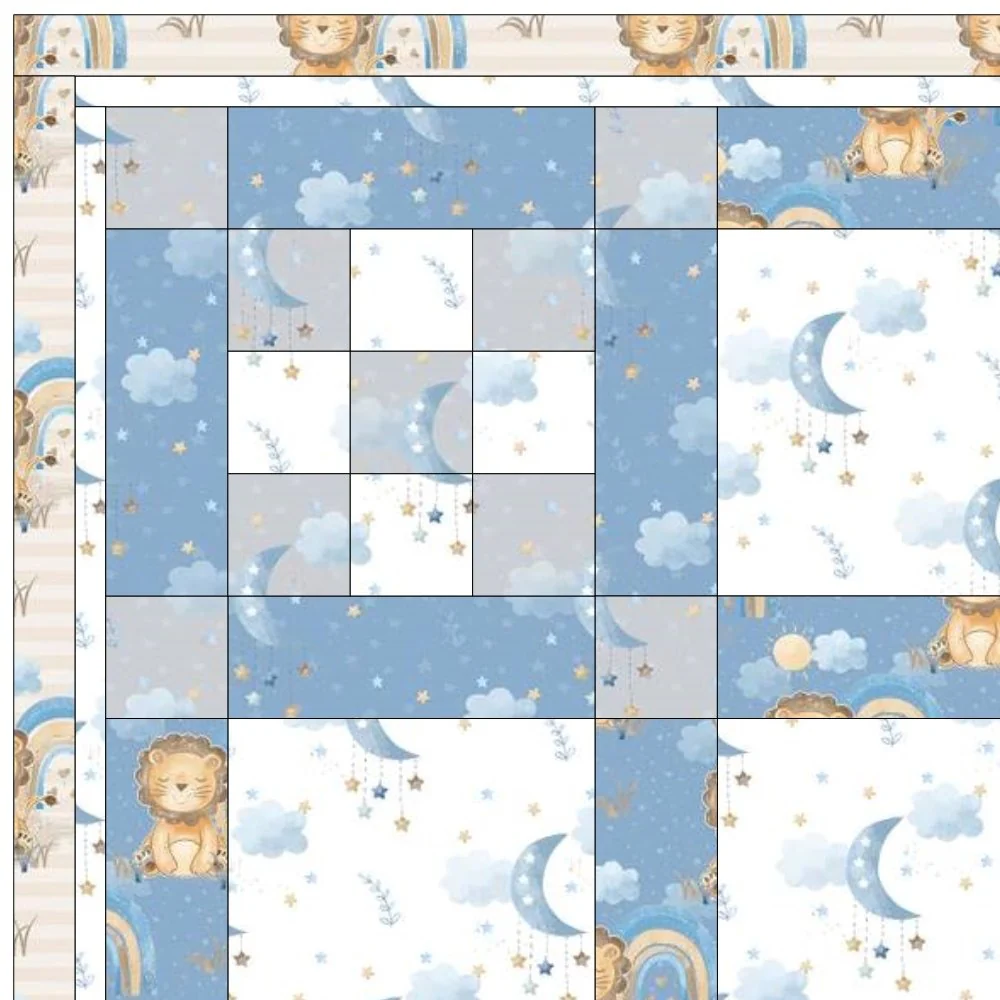 Lil Lion Quilt Kit - 39" x 49 1/2" - Image 3