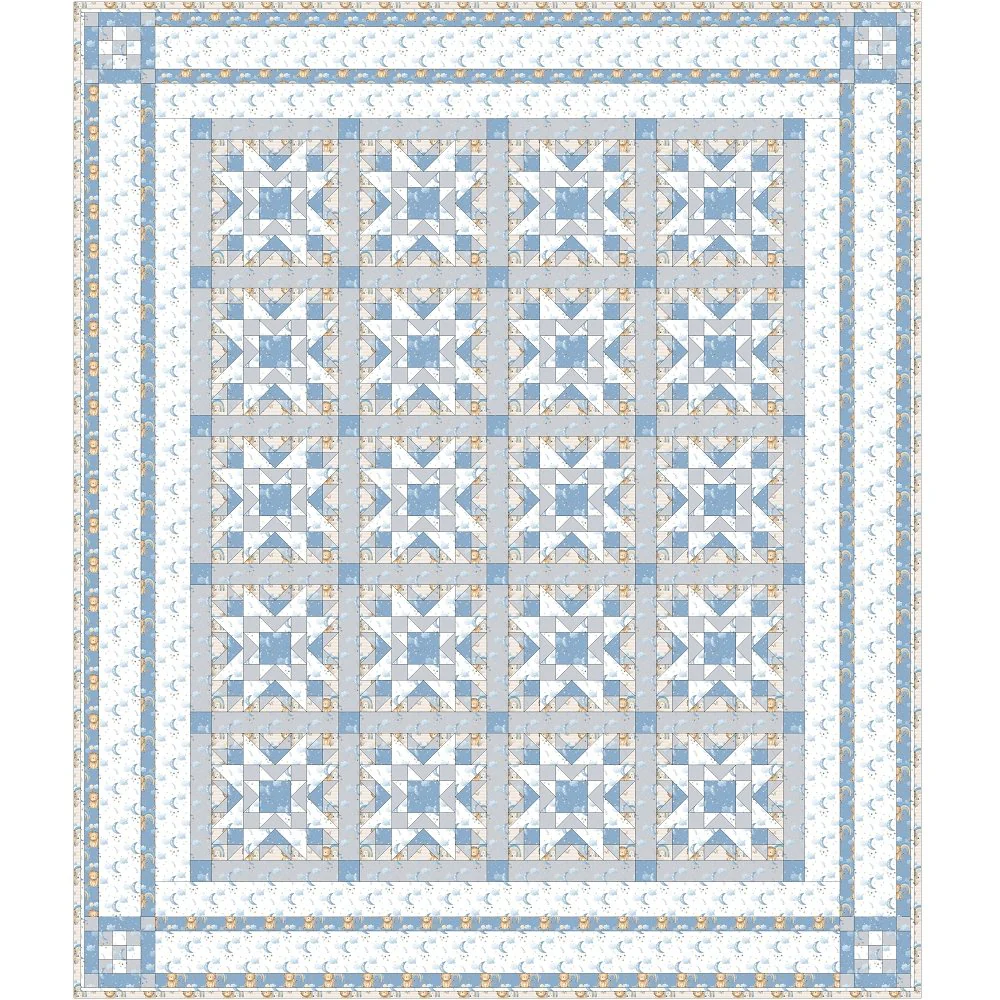 Lil Lion Quilt Kit - 60" x 70 1/2"