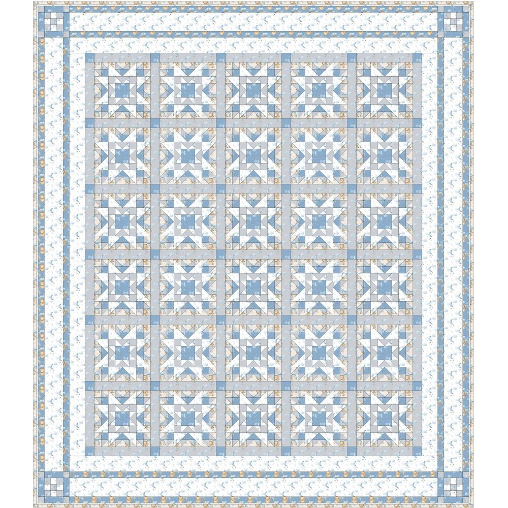 Lil Lion Quilt Kit - 70 1/2" x 81"