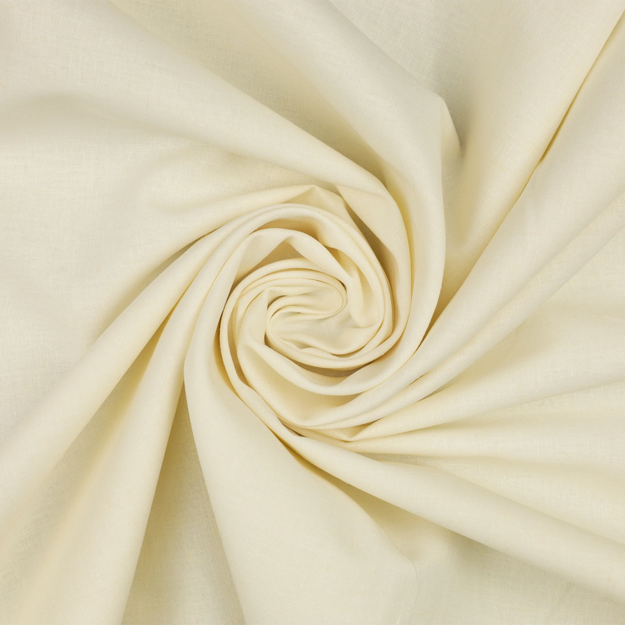 Linen Blend Solids Fabric Collection - White Linen - Image 2