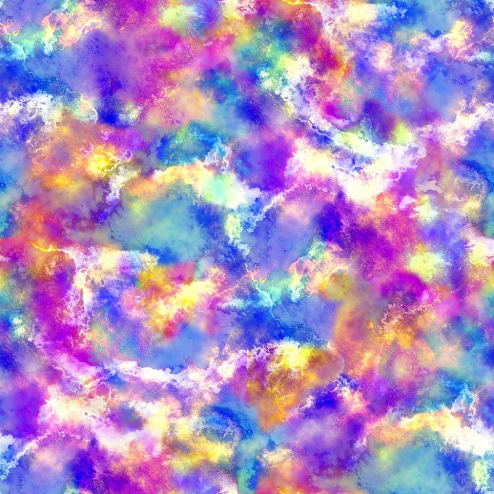 Liquid Marble Fabric - Purple