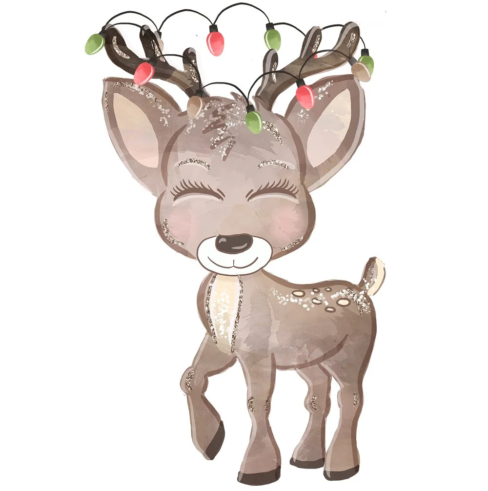 Little Bambi Fabric Panel
