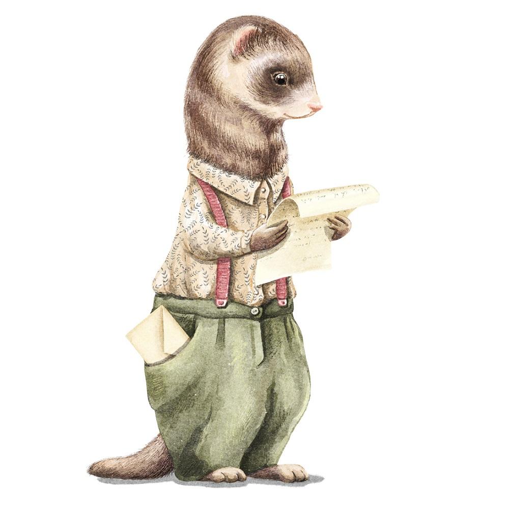 Little Critters Ferret Fabric Panel