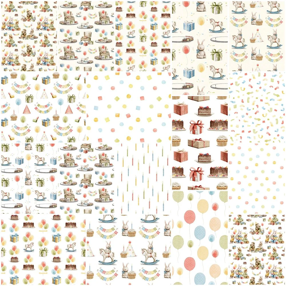 Little Critters It's a Party! Fabric Collection - 1 Yard Bundle