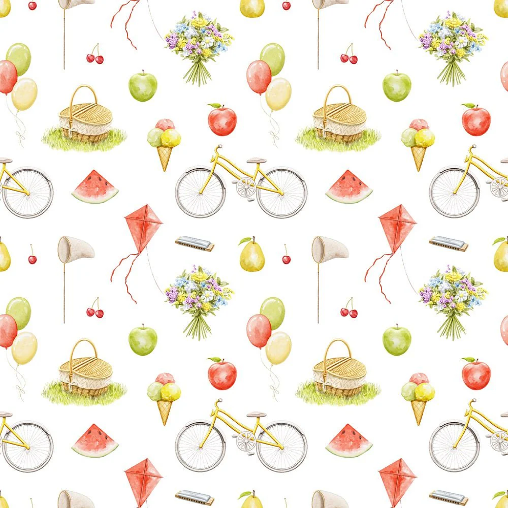 Little Critters Summer Fun Picnic Fabric
