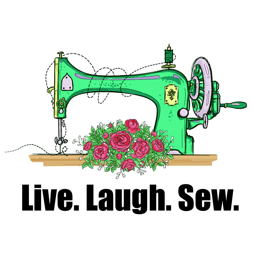 Live Laugh Sew Fabric Panel