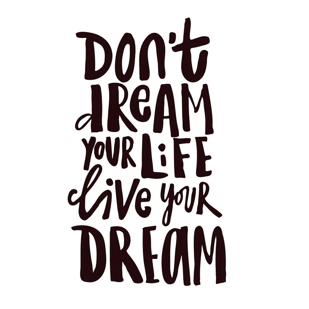 Live Your Dream Fabric Panel