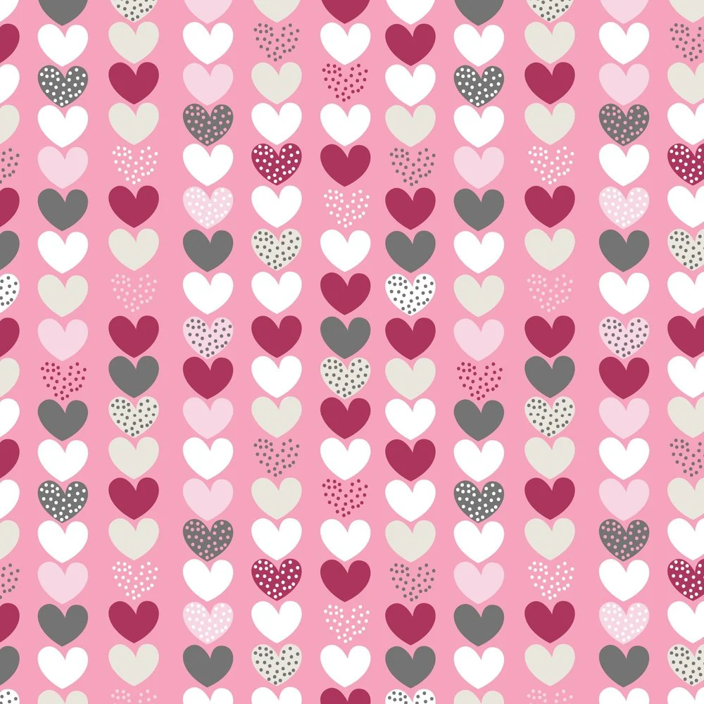 Lots Of Hearts Fabric
