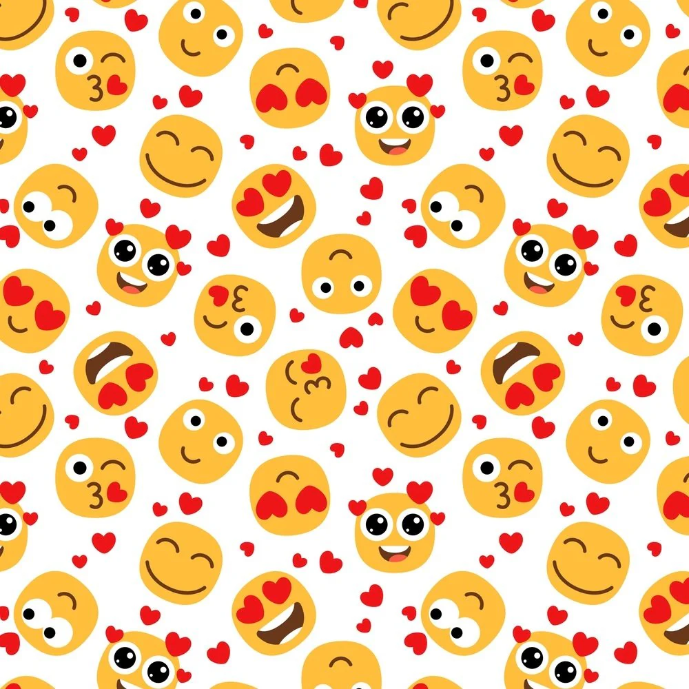 Love Emojis Fabric