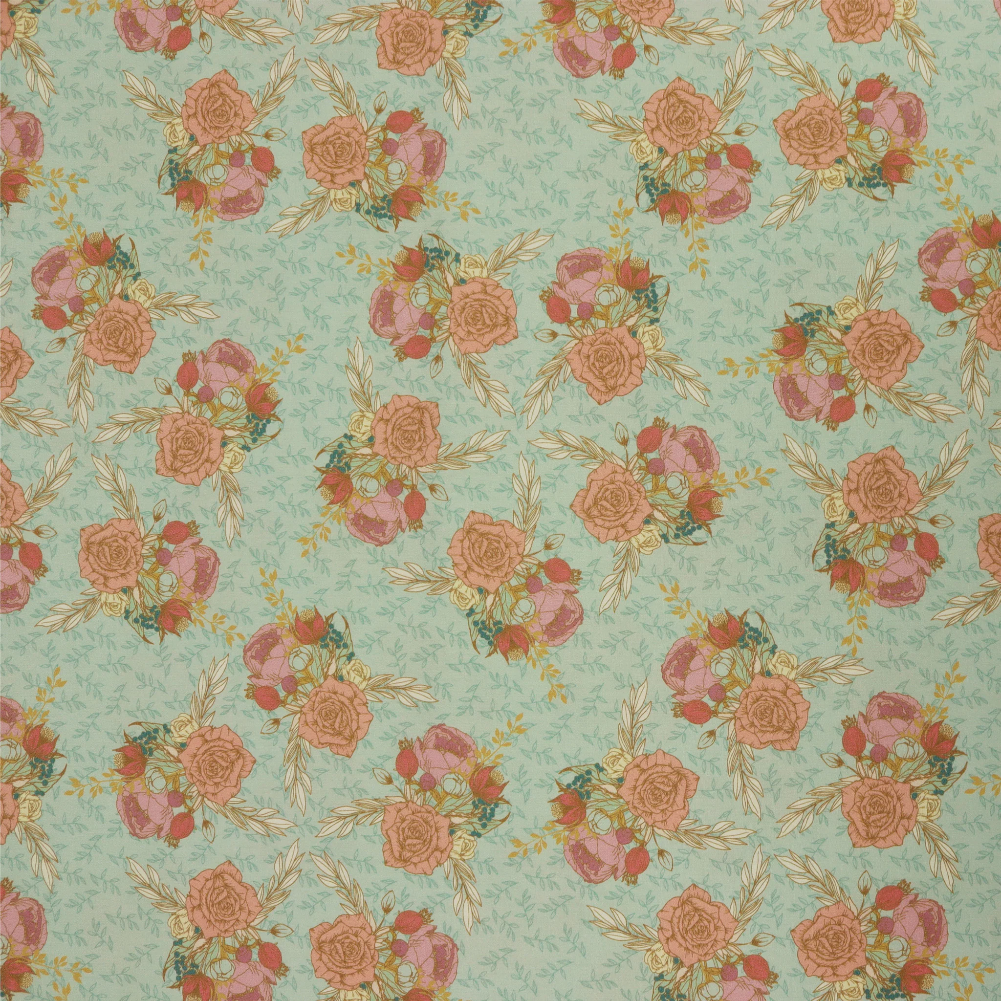 Love Letters Fabric Collection - Lovers Bouquets