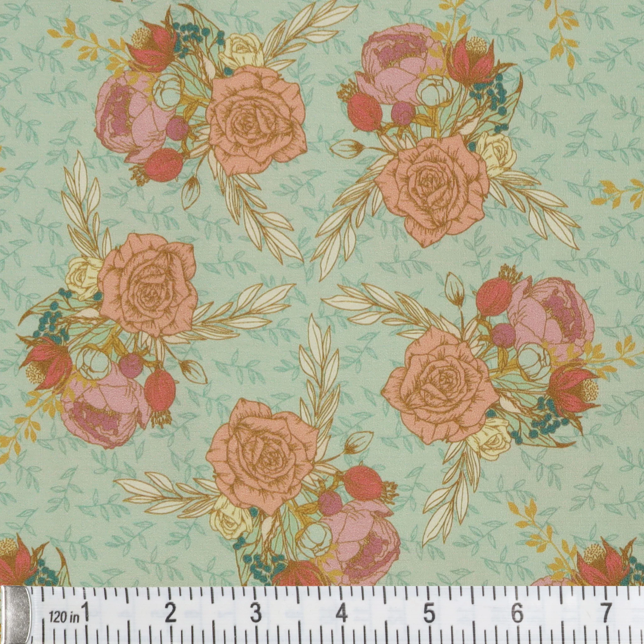 Love Letters Fabric Collection - Lovers Bouquets - Image 2