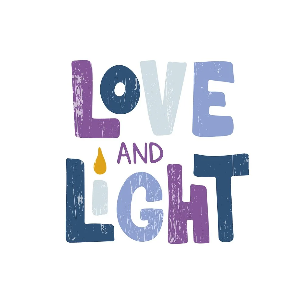 Love & Light Fabric Panel