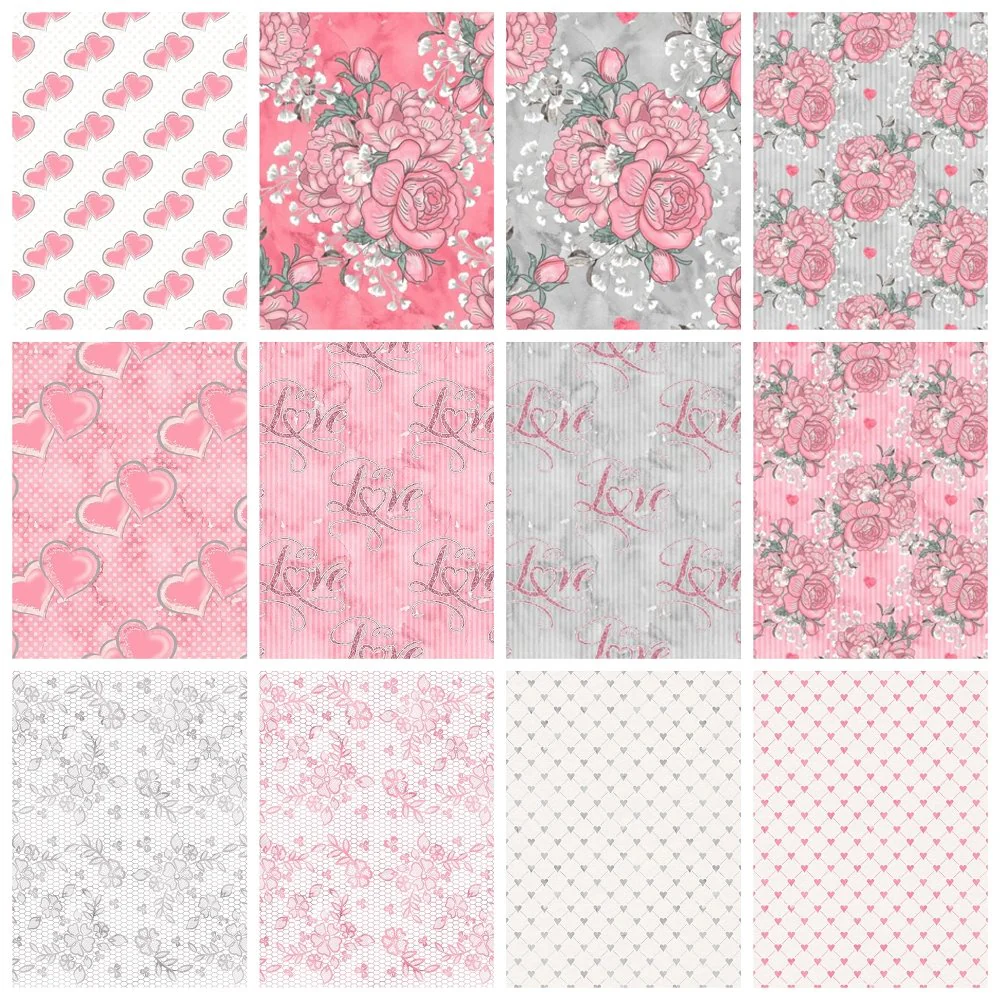 Loving Hearts Fat Eighth Bundle - 12 Pieces