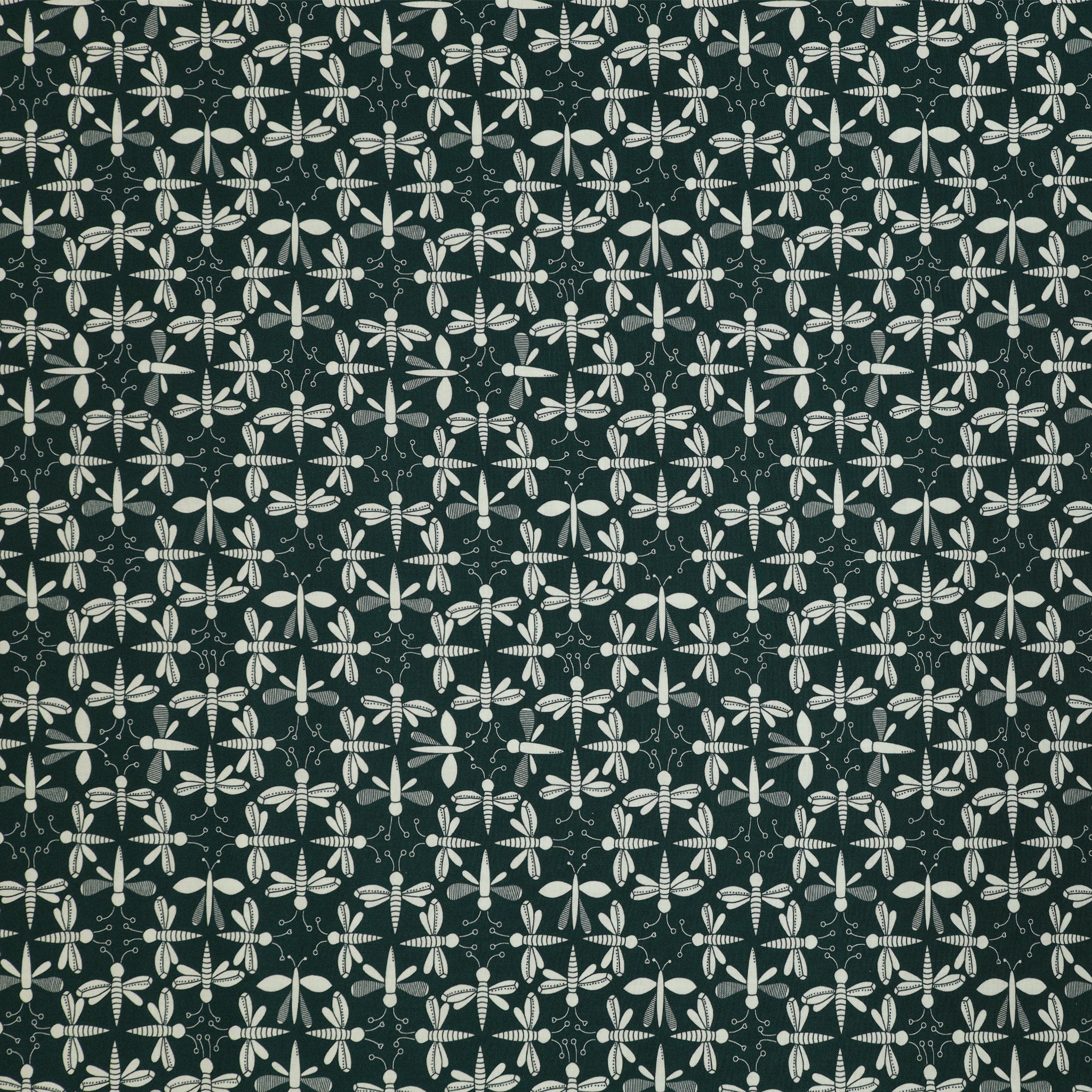 Lucky Bugs Fabric Collection - Get Your Bugs in a Row Dark Teal