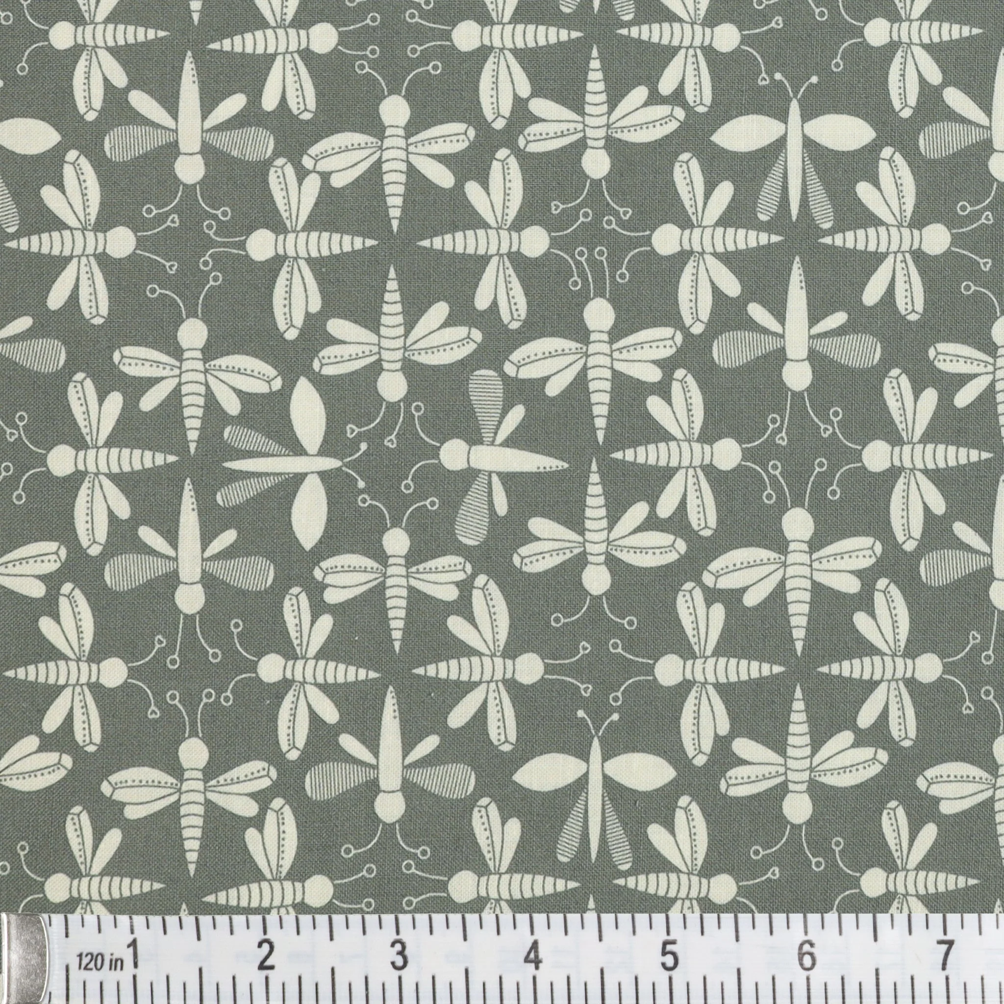 Lucky Bugs Fabric Collection - Get Your Bugs in a Row Stone - Image 3