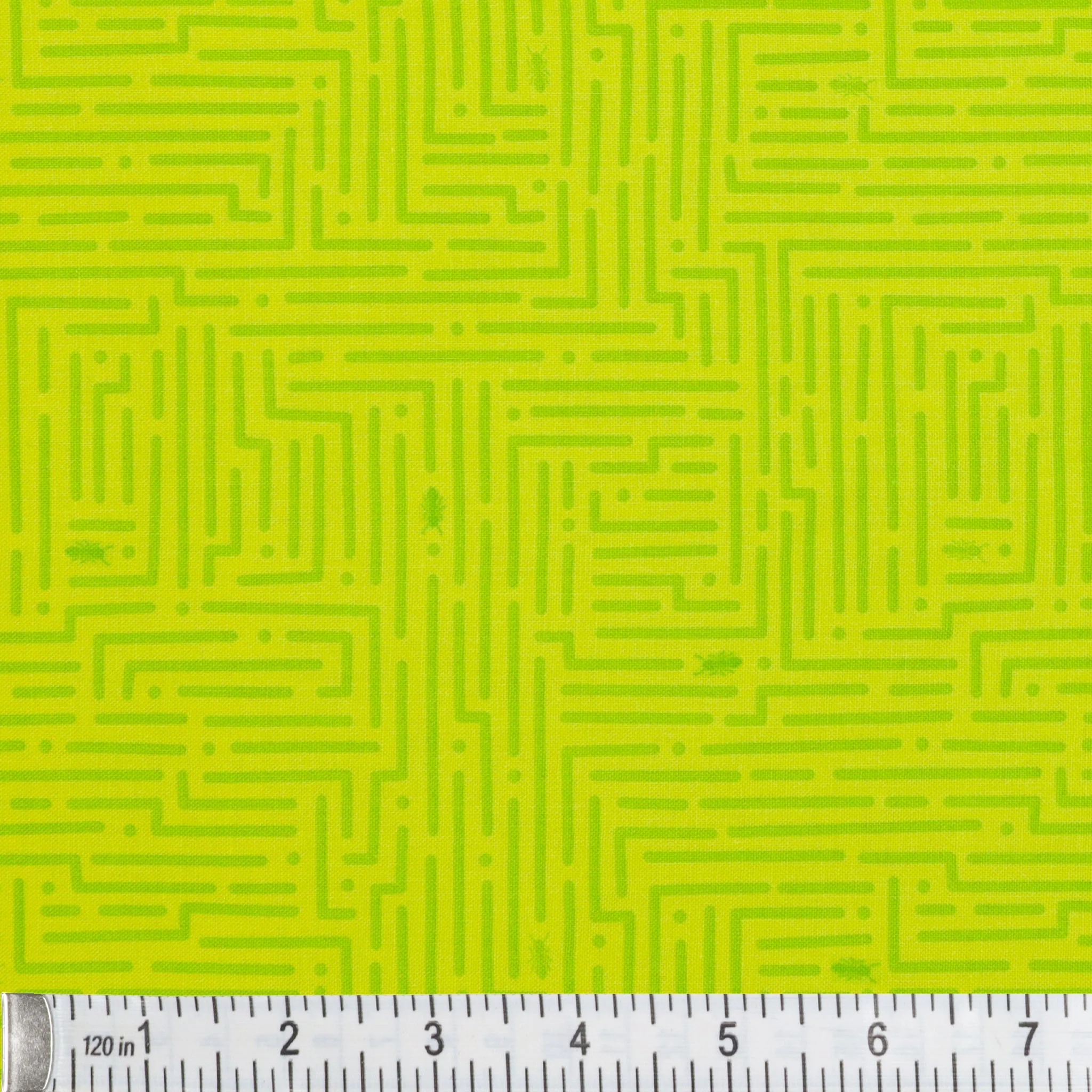 Lucky Bugs Fabric Collection - Mazing Lime/Green - Image 3